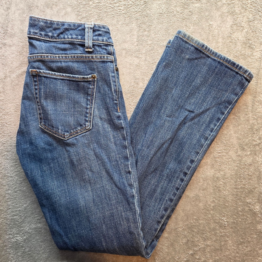 Gap Curvy Boot Cut Jeans Womens 4 Blue Medium Wash Mid Rise Stretch Denim VTG